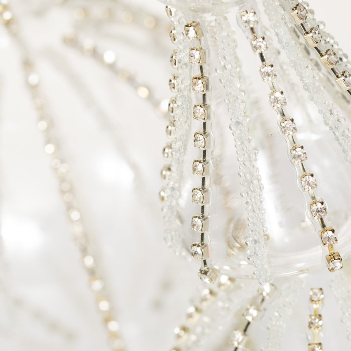 The Holiday Aisle® 2 Piece HandBeaded Glass Set Wayfair